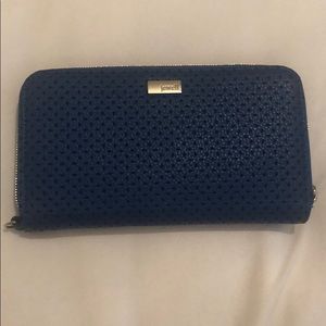 All About The Benjamins Blue Wallet